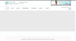 Desktop Screenshot of laserhaircentre.com
