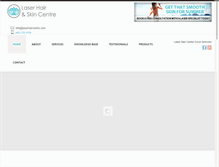 Tablet Screenshot of laserhaircentre.com